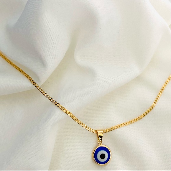 Evil Eye Charm Necklace - Picture 7 of 8
